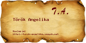 Török Angelika névjegykártya